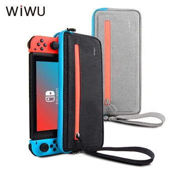 

WIWU Case For Nintendo Switch Portable Travel Carrying Case Storage Pouch Bag For Nintendo Switch NS Console With 5 Game Holder