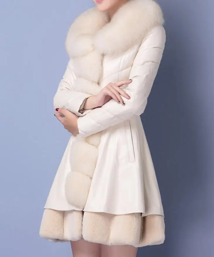 

Women's Faux Fur Coat Winter Oversized Sleeve Thicken Warm Fur Long Style Female Jackets Elegant Overcoat Outwear AA-024