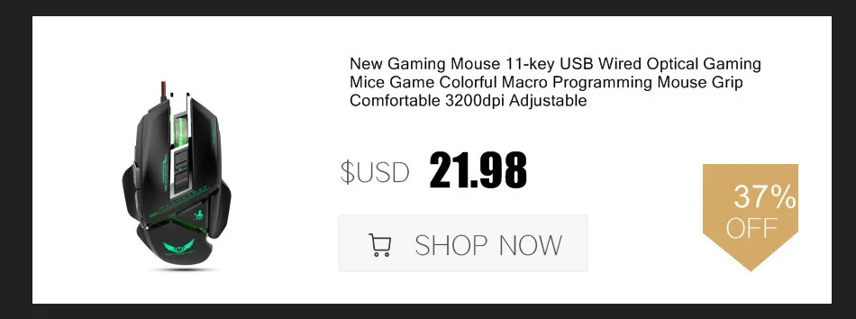 Профессиональная игровая мышь, 11 кнопок, USB Проводная оптическая игровая мышь, 3200 dpi, игровая Макросъемка, мышь для ПК, ноутбука, игровые мыши