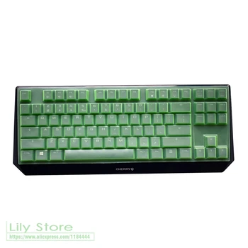 

For CHERRY MX Board 1.0 TKL G80-3810 G80-3811 Silicone mechanical Wireless Bluetooth desktop PC keyboard Cover Protector skin
