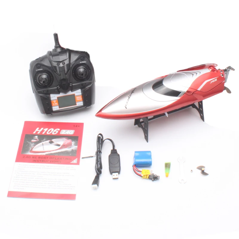 Skytech H106 RC лодки высокоскоростной пульт дистанционного управления электрическая лодка Rc Корабль игрушки загрузки 180 градусов флип скорость лодка Barco Rc гоночная лодка