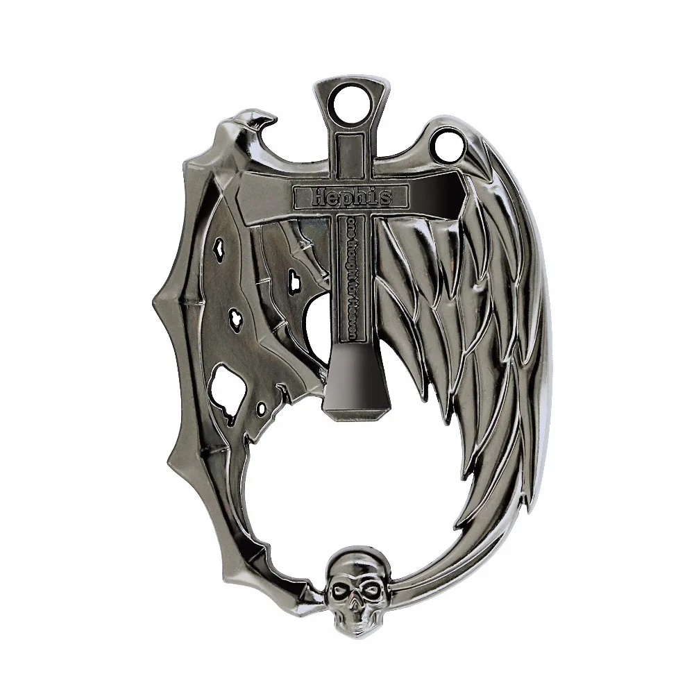 

Hephis Hot selling goblin plumage key chian keychain bottle opener car key rings holder fashion trinket halloween day gift K5