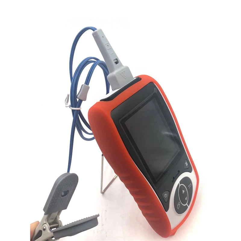 Ручной ветеринарный Пульсоксиметр SpO2 датчик температуры SPO2 Оксиметр кислорода в