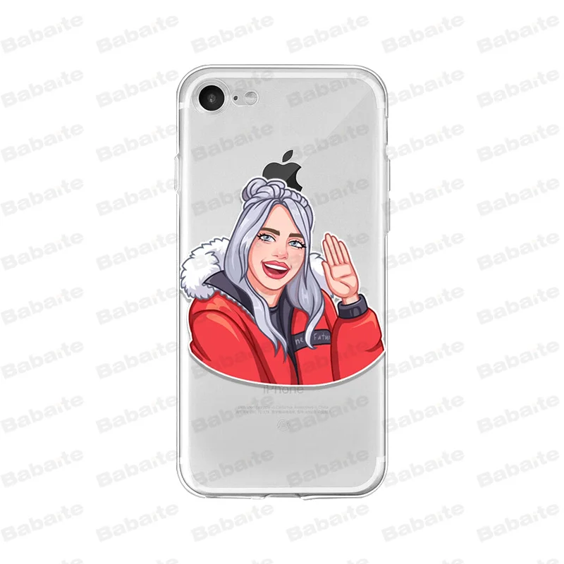 Babaite Billie eilish rainbow blohsh глаза океана Мягкий ТПУ силиконовый чехол для телефона iPhone X 5 5S SE 6 6splus 7 8 Plus XS MAX XR - Цвет: A12