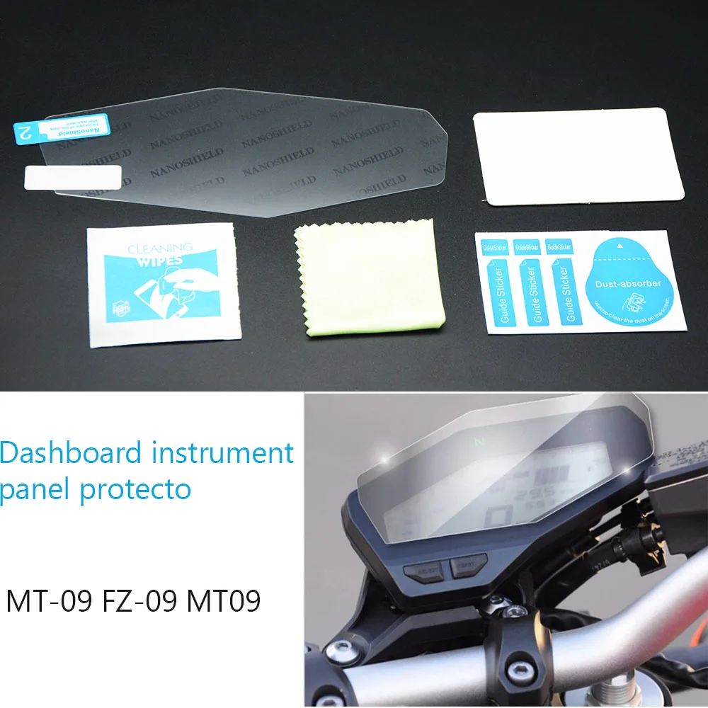 

Motorcycle Accessories instrumentation stickers protective film anti -flower UV film scratch-resistant foil for Yamaha FZ09 MT09
