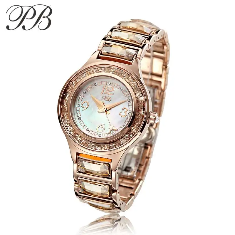 

PB Element Watch OEM Luxury Waterproof Automatic Mechanical Genuine Leather couple WristWatches HL591