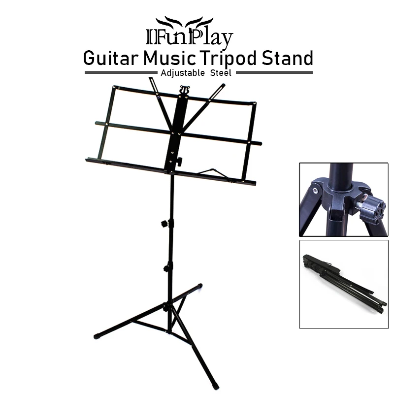 Folding Portable Sheet Music Tripod Stand Holder with Water resistant