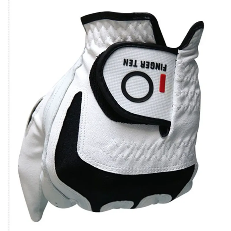 الرجال الغولف قفازات اليسار اليد اليمنى Weathersof قبضة بو الجلود Durafit تنفس مريحة صالح الصغيره متوسط كبير ML XL