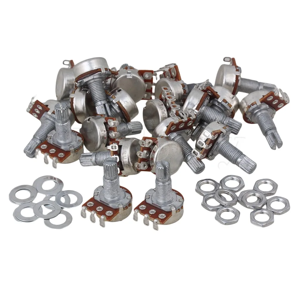 Yibuy 50 x Mini Control A Pot Potentiometer For Electric Guitar Volume