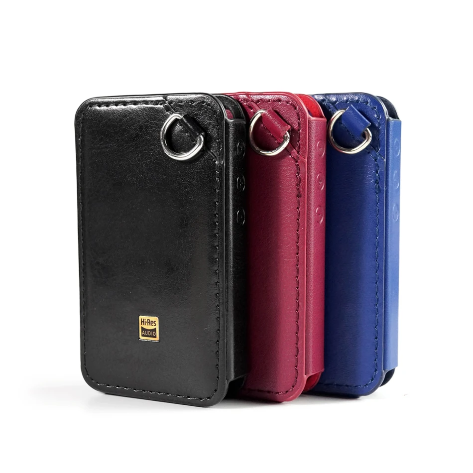 

DD C-M6 Leather Case for FiiO M6, Hi-res player M6 Leather cover. Red Blue, Real cowhide material