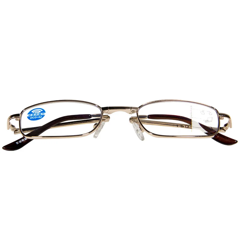 Складные очки унисекс Женские Мужские очки для чтения Blue Light Blocking Glasses Multi-focus + 1,0, 1,5, 2,0, 2,5, 3,0 с чехлом