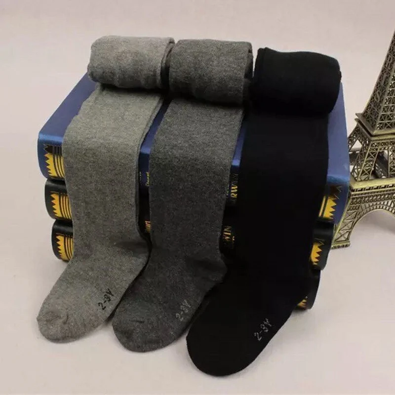 

Новинка 2019, весенне-осенние хлопковые высококачественные детские колготки на возраст 1-7 лет, брюки с штанинами для мальчиков и девочек