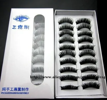 

wholesale excellent thick long False Eyelashes Eyelash Eye Lash Voluminous Makeup Party Eyelash 1000pairs=100boxes free shipping