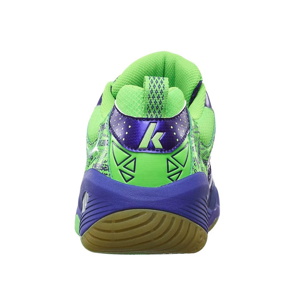 Обувь для бадминтона из натуральной кожи для мужчин и женщин Kawasaki, дышащие сетчатые комнатные туфли на резиновой подошве, мужская спортивная обувь, K-338