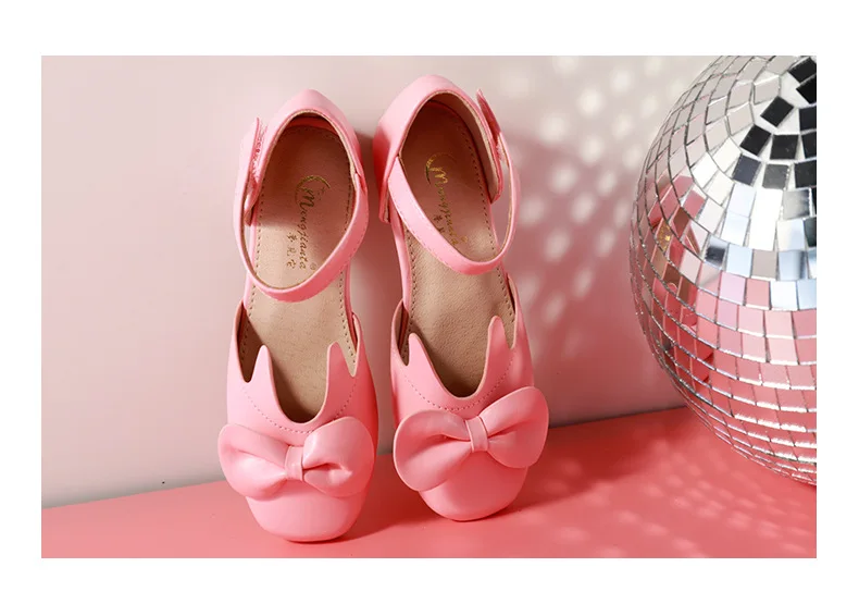 Детская обувь; Новинка года; летние модные сандалии с бантом для девочек; тонкие туфли принцессы с милыми цветами
