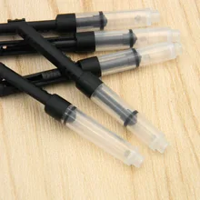 5 шт Черная перьевая ручка 2,6 мм чернильный конвертер картриджи ручка заправка