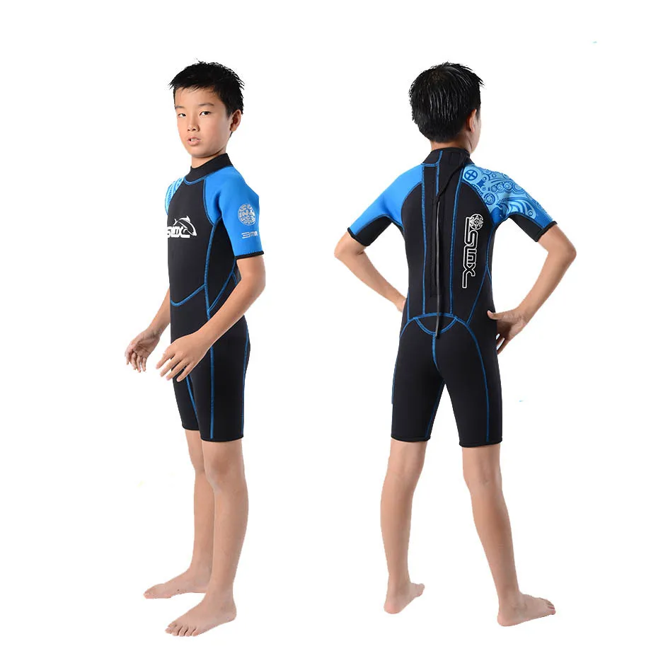 Slinx детский неопреновый 2 мм гидрокостюм для мальчиков, Рашгард для девочек, одежда для плавания, шорты, гидрокостюмы для детей