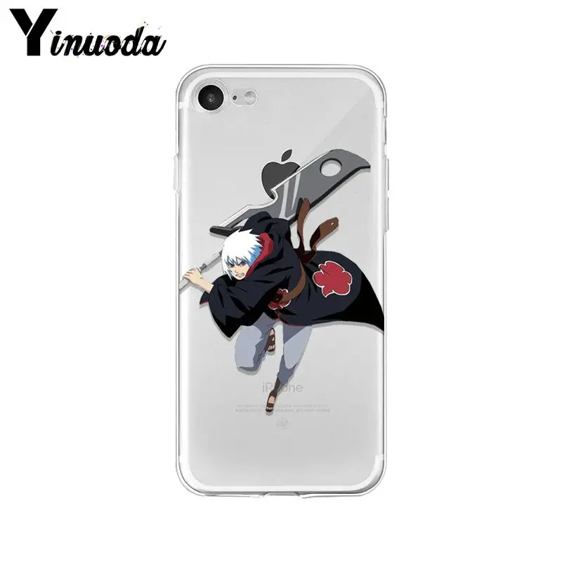 Yinuoda Naruto Akatsuki 2018 цветной чехол для телефона iPhone 8 7 6 6S Plus X XS max 10 5 5S SE XR Coque