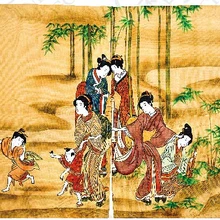 Принимаются индивидуальные заявки) Корея/Япония/Китай суши Ресторан Кухня Висит дверной проем Сплит ткань занавес-красота(85*75 см