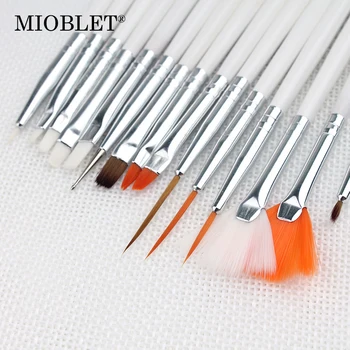

15pcs/set Nail Brush Nail Art Brush Pen Set Professional Painting Dotting Drawing Pen Tool Drawing Liner Fin Polish Pen For Girl