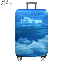 Aelicy толстый Дорожный чемодан защитный чехол на чемодан чехол для путешествий эластичный багажный пылезащитный чехол для 18 ''-32''