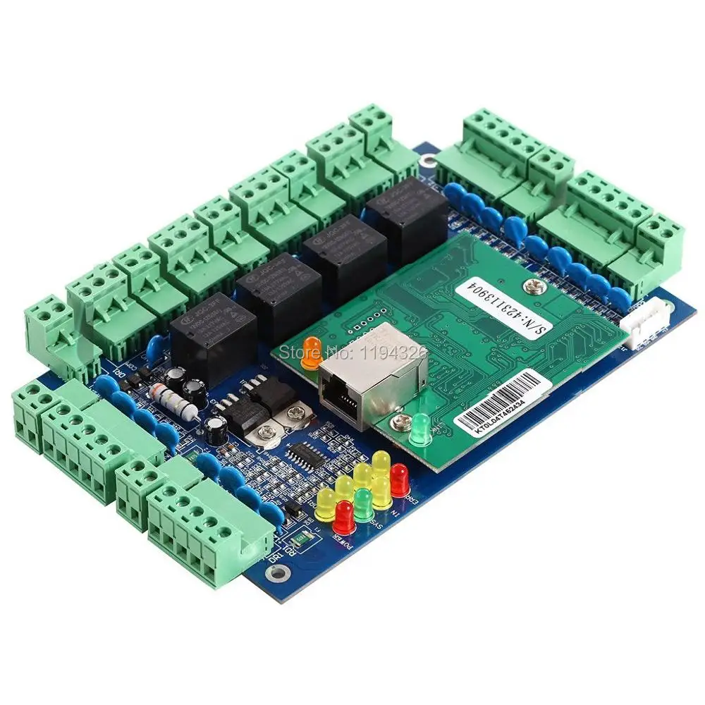 4 двери читателя TCP/IP & RS485 панель управления доступом контроллер доступа|controller