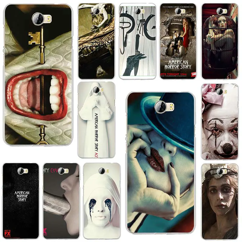 Soft TPU Accessories Mobile Phone Case for Huawei P8 P9 P10 P20 P30 Mate 10 Pro Honor 7X 9 Lite 2017 Shell American Horror Story |