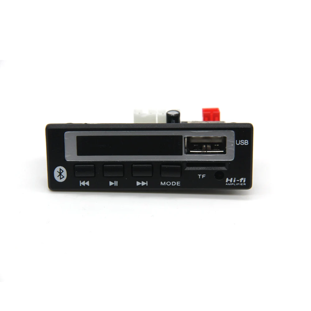 Автомобильный аудио USB TF FM модуль беспроводной Bluetooth радио 5 в 12 В MP3 WMA декодер