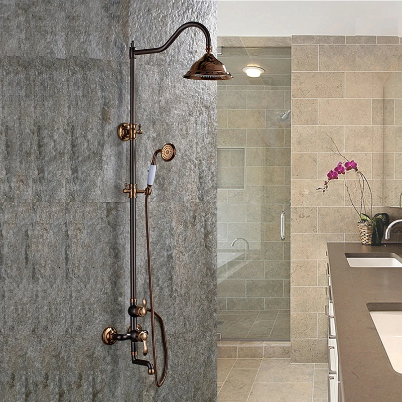 Buy Deluxe Carving Retro Style Solid Brass Bathroom