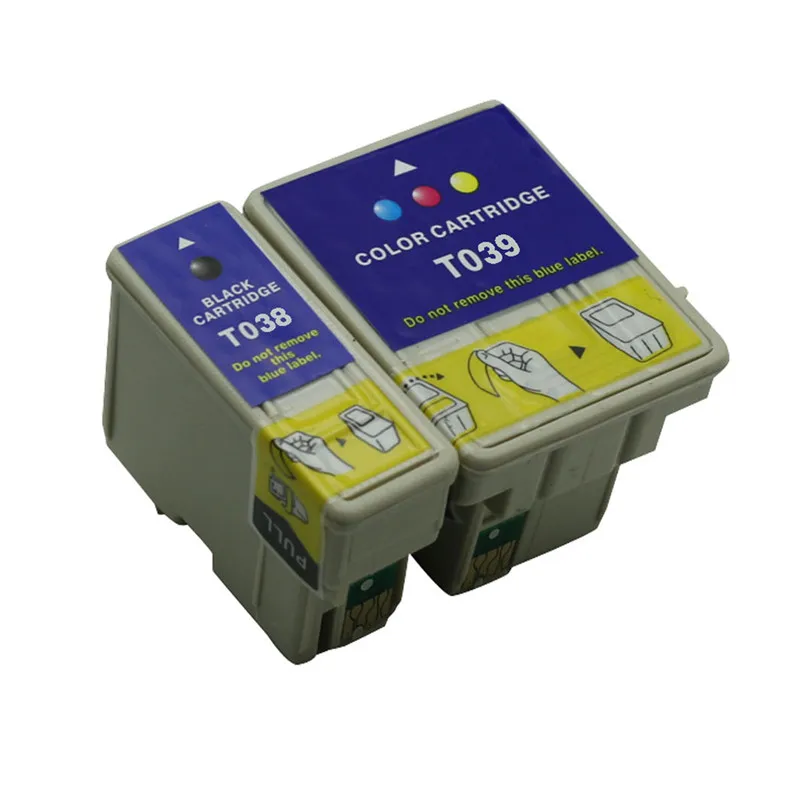 Замена чернильных картриджей T038 T039 для принтеров Epson Stylus C41 C41UX C43UX SX C45 CX1500 CX1500V