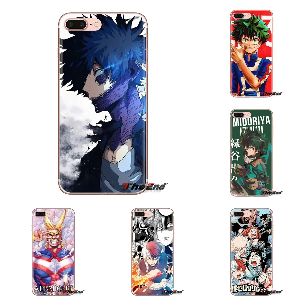 

For LG Spirit Motorola Moto X4 E4 E5 G5 G5S G6 Z Z2 Z3 G2 G3 C Play Plus Mini Transparent Soft Shell Case My Hero Academia Anime