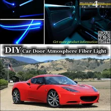 Для Lotus Evora внутренний окружающий свет настройки атмосферное волоконно-оптическое освещение внутри двери панели освещения(не EL свет