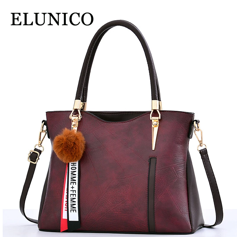 ELUNICO 2019 весна леди большой ёмкость Мода Crossbody сумки на плечо для женщин известных