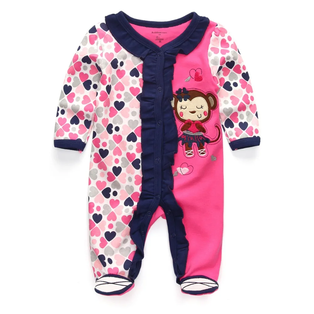 

Baby Girls Rompers Clothing Cotton Cartoon Newborn girl winter clothes roupa infantil Baby clothes ,baby product