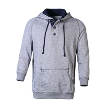 

Plus Size Men's Hoodies Tracksuit 2018 Casual Drawstring Front Pockets Long Sleeve Sweatshirt Male Zipper Slim Solid Color Coat