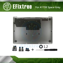 5 шт. нижний чехол+ набор винтов+ отвертка для Macbook Pro 13 ''A1708 нижний чехол крышка батареи Late Mid серый
