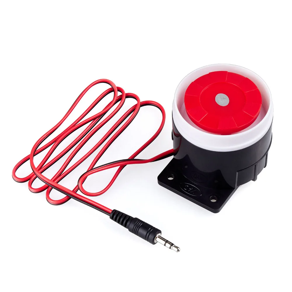 Wired Siren Horn 120dB Loudly Sound Mini Indoor Siren POE Battery For