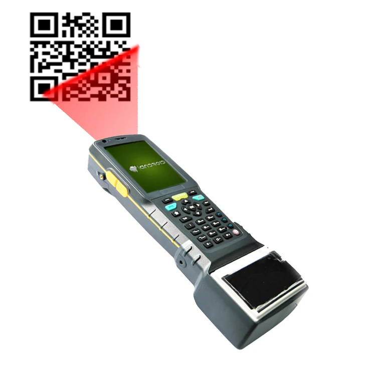 

3.5 inch windows mobile barcode handheld terminal with thermal printer