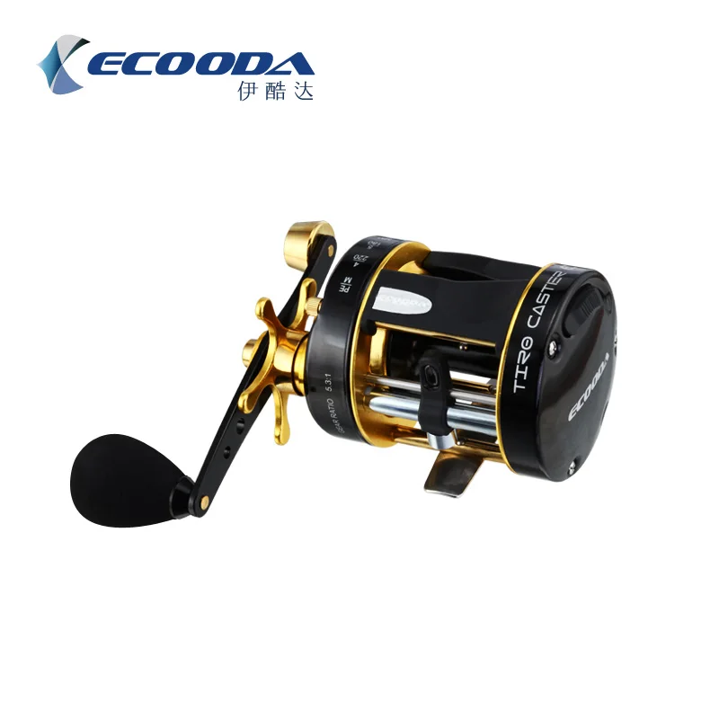 

Ecooda Round Baitcaster reels 5.3:1 Gear Ratio Smooth Powerful Tiro Caster Fishing Reels