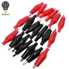 20pcs/lot 28MM Metal Alligator Clip G98 Crocodile Electrical Clamp for Testing Probe Meter Black and Red with Plastic Boot ► Photo 2/6