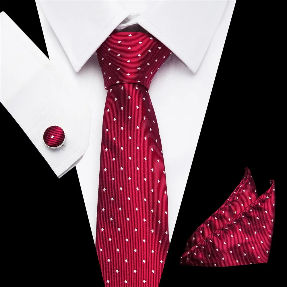 32 цвета дизайн 7 см шелковый галстук Набор Цветочный платок-галстук и запонки Бизнес Свадьба печать шеи галстуки для мужчин