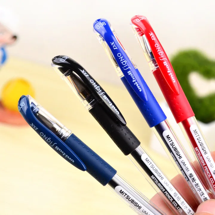

FreeShipping 4pcs/set Uniball Gel ink pen 0.38mm classic office special signature pen exam pen special pen for students supplies