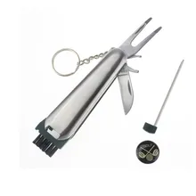 Гольф- клубов ножи из нержавеющей стали, уборка инструмент с ножом гаечный ключ, гольф- инструмент нового многофункциональный инструмент свободного судоходства