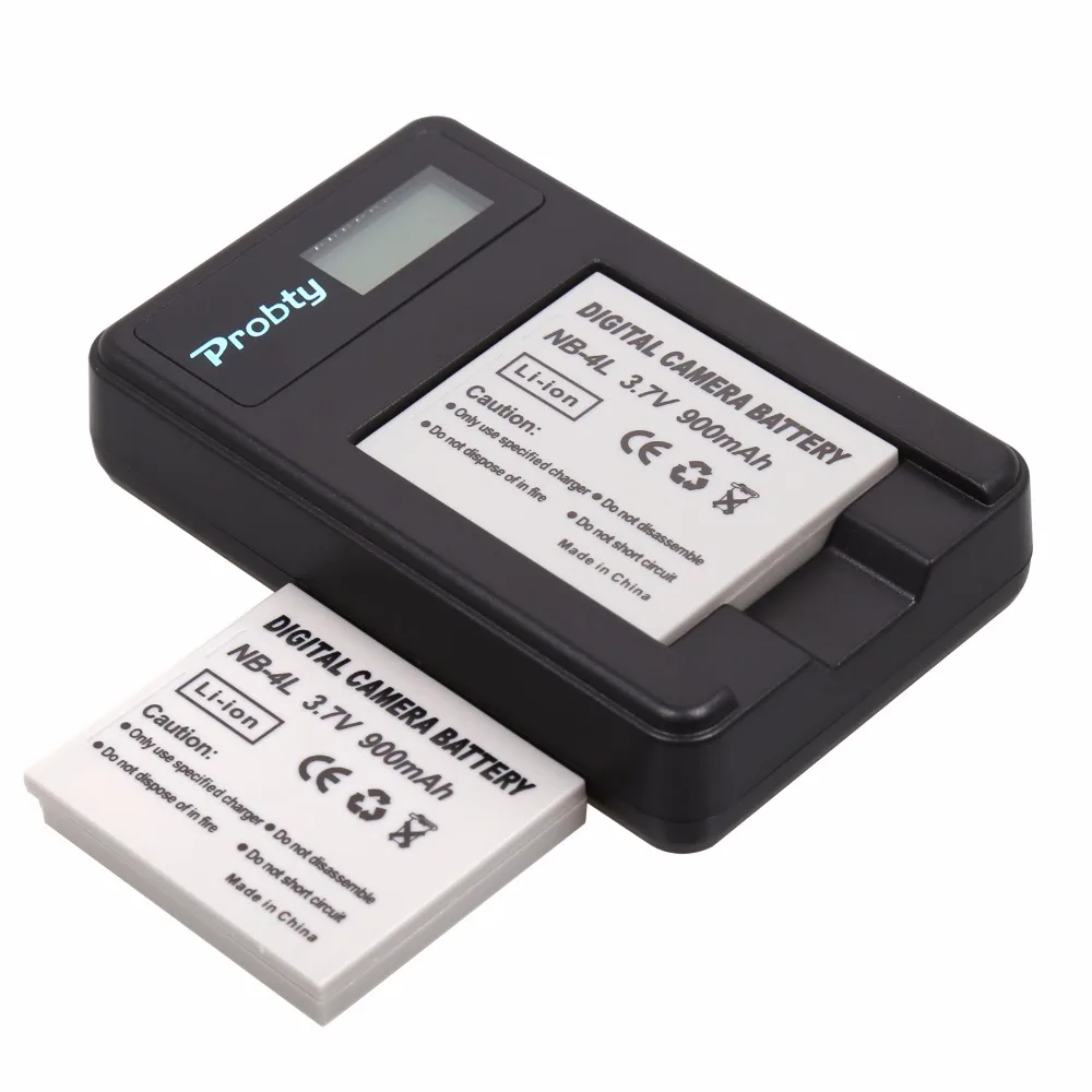 Зарядное устройство Probty NB 4L 4 шт для зарядки аккумуляторов л и USB с ЖК дисплеем