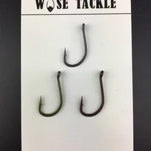 20 шт. Siff Rigger стиль крючок для ловли карпа-Choddy т Крючки-тефлон с покрытием-жесткая установка или Chod Rig для рыбалка на Карпов