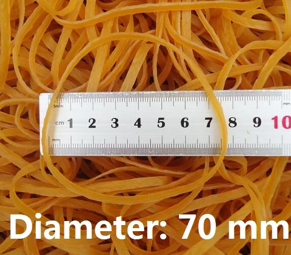500pc Office Supplies Rubber Band Strong Elastic For Packing Organizer