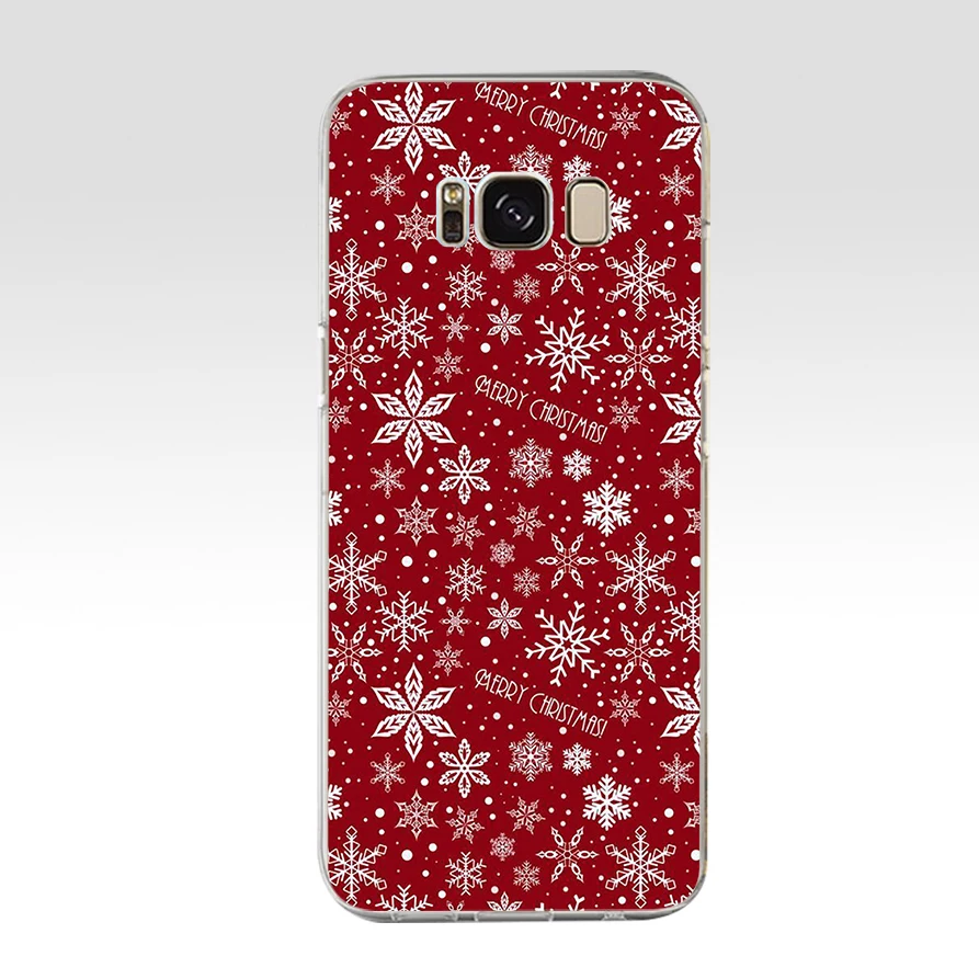 2 145 Z счастливый Рождественский из ТПУ Мягкий силиконовый чехол для samsung Galaxy s6 s7 edge S9 S8 S10 Plus чехол для телефона Capa Capinha - Цвет: 2