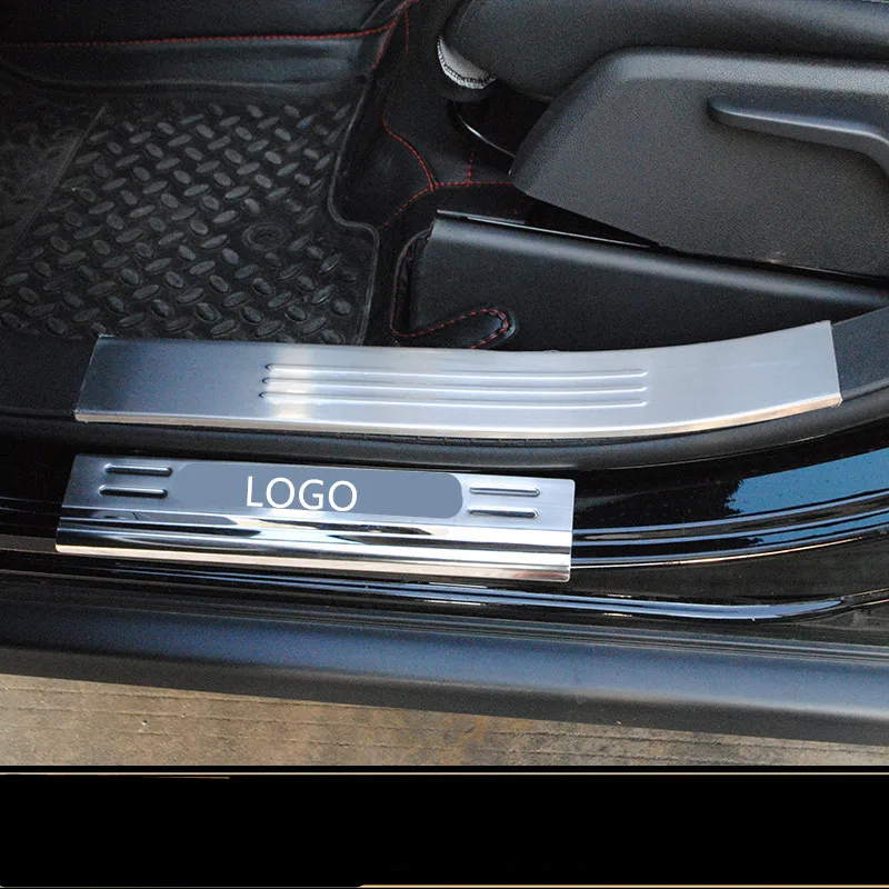 Накладка на порог из нержавеющей стали для Jeep Grand Cherokee 2011 12 13 14 15 16 компас 2017