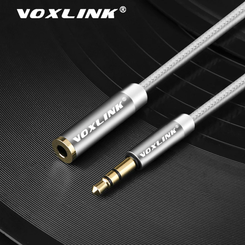 

VOXLINK Audio cable 3.5mm jack for iphone Samsung 3.5mm male to Female Car Auxiliary Audio Stereo Cable MP3/MP4 Speaker aux cord