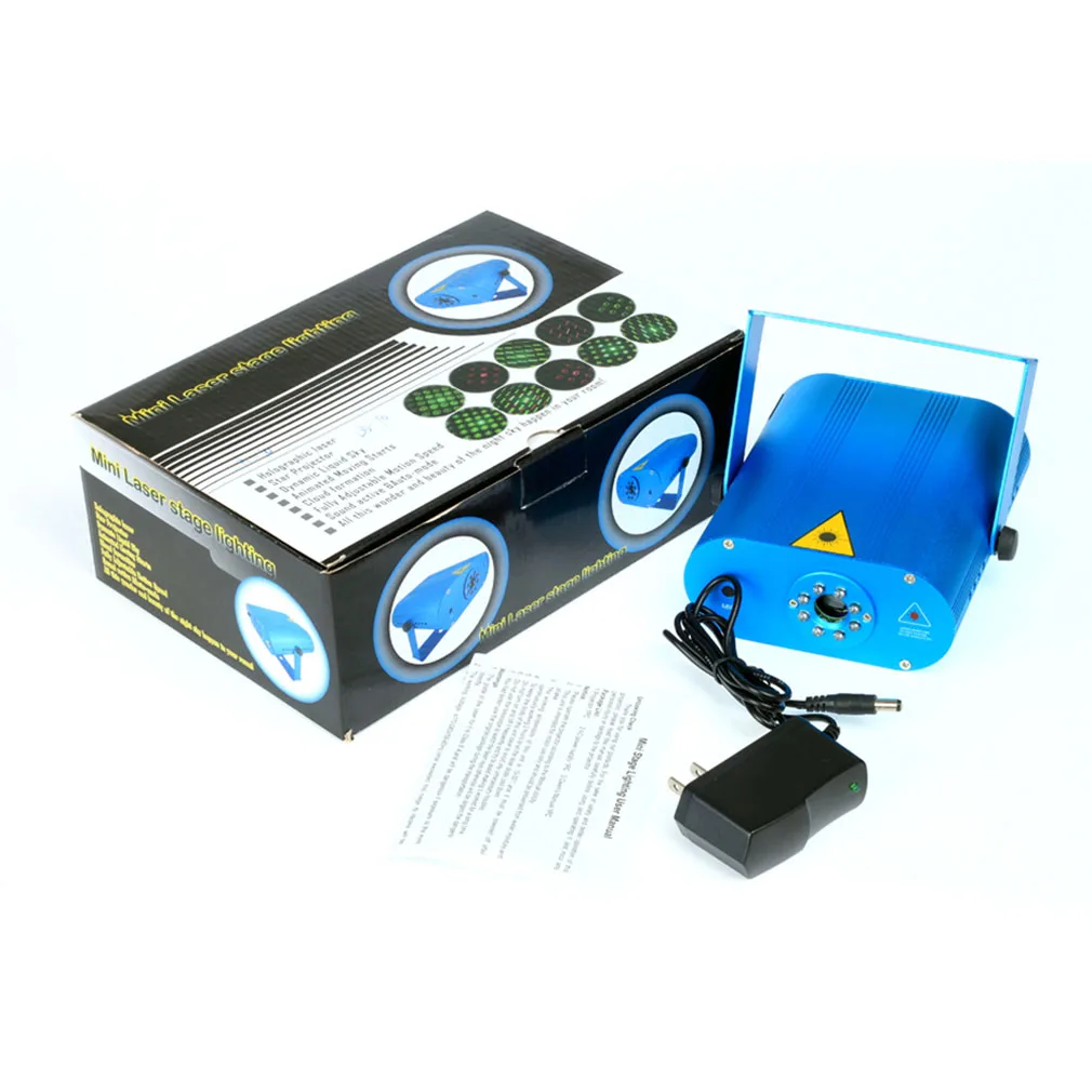 

ICOCO New Mini DJ Laser Stage Lighting Light Disco Party Club Galaxy Projector